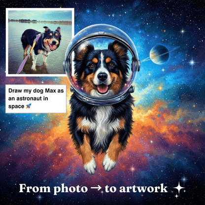Custom Hand - Painted Portrait by Elena - Ridge & Crown